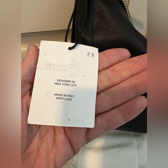 Mansur Gavriel Swing Leather Hobo Bag (Black) NWT - Picture 5 of 13